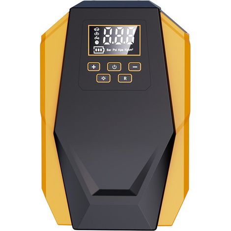 Compresseur d'air portable 12V pour pneus, avec écran, pour gonfler les pneus de vélo, de voiture ou de moto.-AquaForge (1/5)