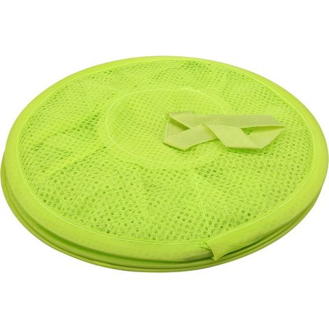 Support sec multicouche pliable suspendu en maille, panier de rangement pour jouets, sous-vêtements, Cage de rangement verte (1/2)