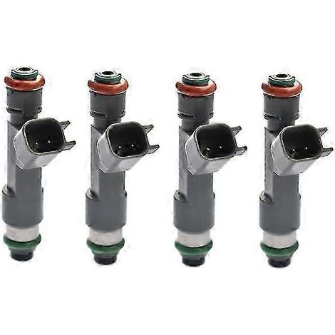 4 injecteurs de carburant compatibles avec Saab 9-3/3x, S80 et XC90. Références : 8653608, 55559397, 4G2216, FJ1073-HG, gris. (1/5)