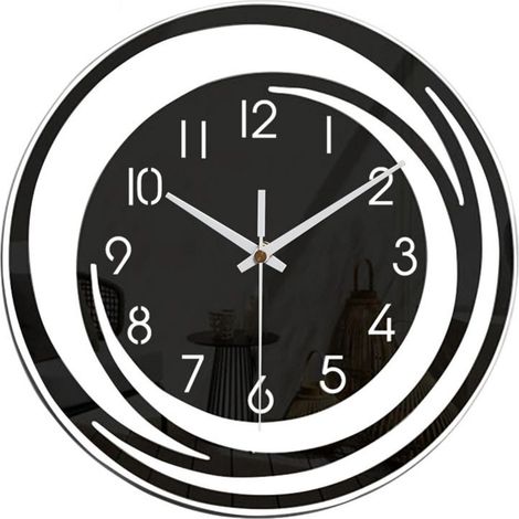 Horloge Murale - Cadran Analogique en Acrylique - Design Découpé Creux - Support Pivotant - Lecture Claire - 1 Pièce (1/5)