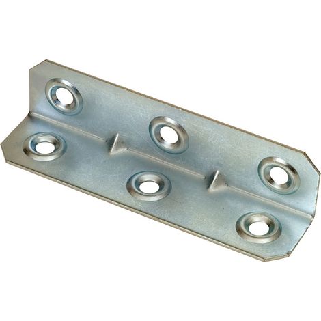 Ángulo Refuerzo Acero 21x21x86mm Espesor1mm Zincado AN08 (1/2)