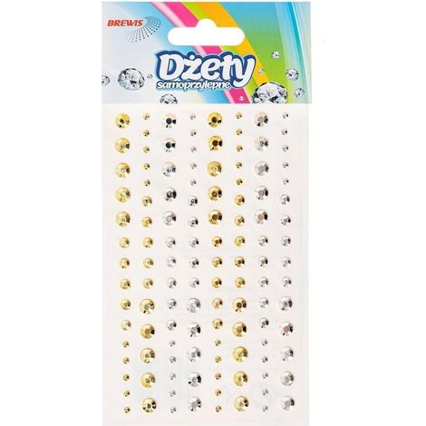 120 selbstklebende Strasssteine