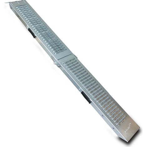 Bituxx Klappbare Auffahrrampe 180 cm Auffahrschiene Motorradrampe 200Kg Stahl (1/5)