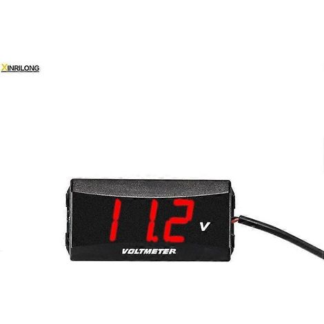 DC 12V Car Digital Voltmeter Gauge AIMILAR LED Display Voltage Meter, Waterproof Mini Volt Meter for Car, Motorcycle, Boat, and ATV Battery Monitorin (1/5)