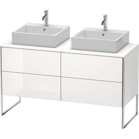 Duravit XSquare Meuble sous-vasque sur console au sol, pour deux (1/2)