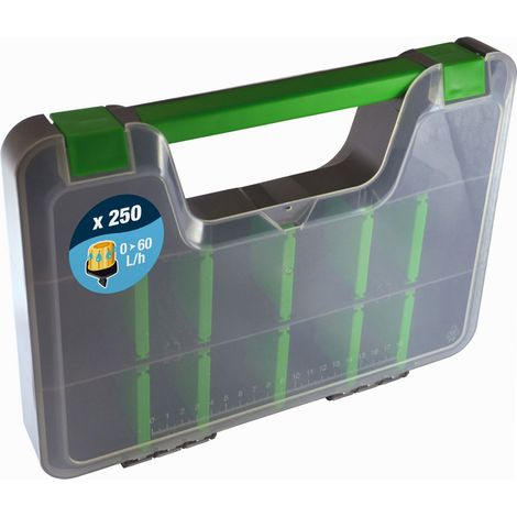 Koffer mit 250 Tropfer 60 l-h max (1/5)