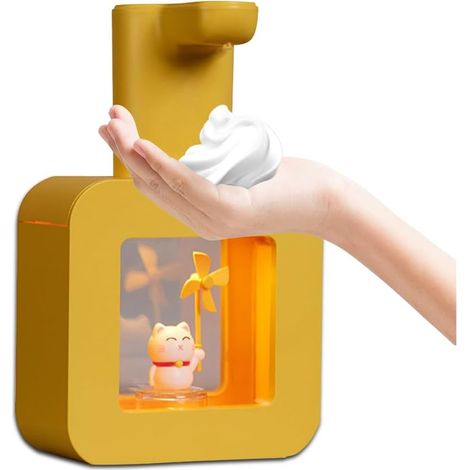 Dispenser di sapone automatico, dispenser di sapone liquido a batteria, dispenser di sapone liquido in acciaio inox, dispenser di sapone con sensore (1/4)
