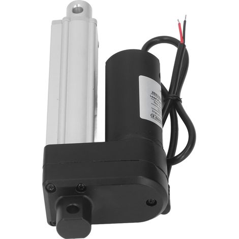 Vérin électrique linéaire miniature 12V haute vitesse 1200N course 100mm, moteur à vis sans fin, fixation à chapes 8mm (1/5)