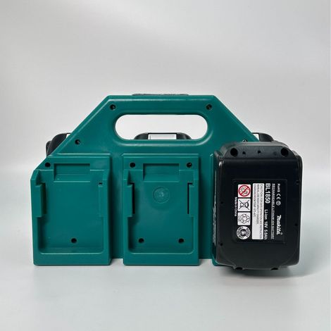 Boîte de rangement pour batteries au lithium à 6 places, compatible avec les batteries au lithium Makita. (1/4)