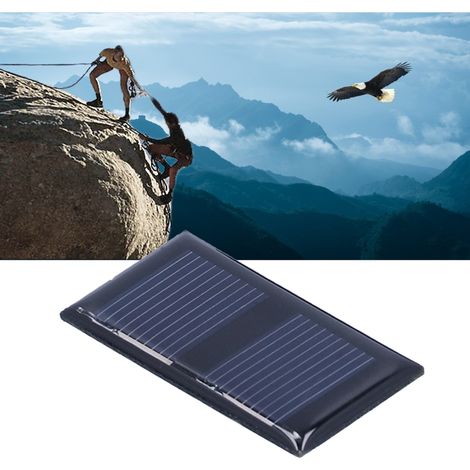 Set aus 4 Miniatur-Solarlademodulen 1V 0,15W für Forschungsprojekte (45 x 25 mm). (1/5)