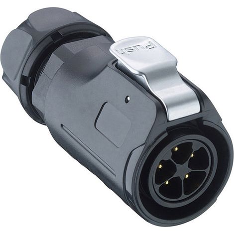 Lutronic 0252 05 Rundsteckverbinder Stecker, gerade Gesamtpolzahl: 5   1 St.