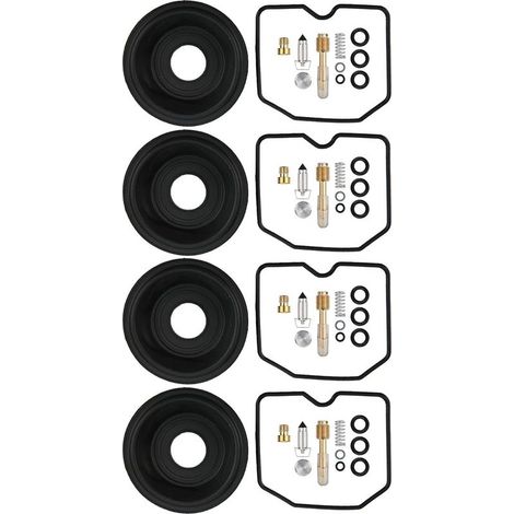 Kit de réparation carburateur 4 ensembles, kit joint carburateur compatible GSF600S BANDIT 1996-2003 pour moto (1/5)