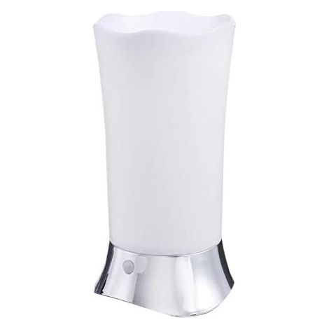 Lámpara de mesa LED de plástico inteligente, lámpara de mesita de noche, luz nocturna para dormitorio, decoración de dormitorio.