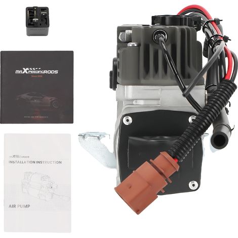 Compresseur de suspension pneumatique, unité scellée, 30 cm x 15 cm x 15,5 cm, compatible avec Audi A6 Avant, pression de fonctionnement de 20 bars, plage de température de -30°C à 80°C (1/5)