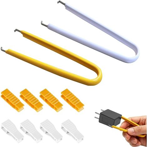 extracteurs de Relais et fusibles pour Voiture, Moto et Camion, Outils de Retrait en Acier Inoxydable et Plastique avec Pinces Fines en U pour Entretien Auto (1/5)
