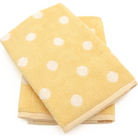 Lot de 2 torchons de cuisine éponge coton SPOT II 50x50 cm (1/5)
