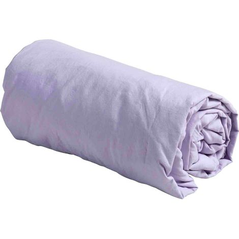 VIVARAISE - Drap housse Céleste en coton bio 200 x 140 cm - La Cerise sur le Gâteau (1/2)