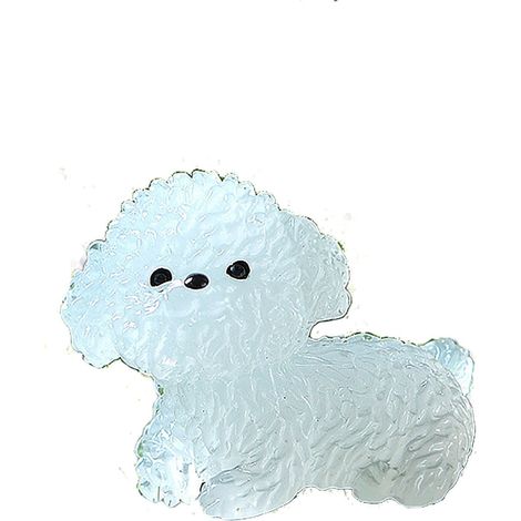 Chien Luminiscent - Décor Miniature pour Intérieur et Voiture - Ornement en Pot Microscopique - 2,7 x 2,6 x 2,6 cm - 1 Pièce (1/5)
