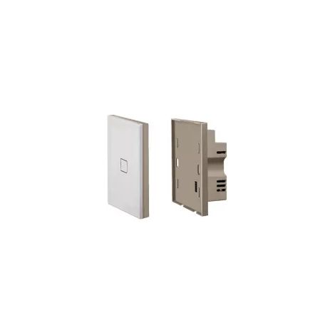 Interruptor de luz ZigBee de 1 vía Zauzau Smart, compatible con Alexa y Home Assistant (2 unidades)