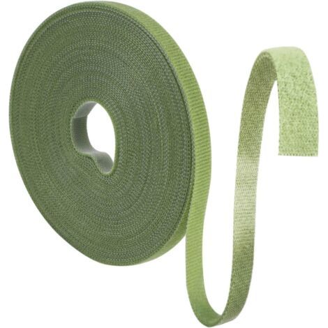 10m Attaches de Jardin pour Plantes, 10mm Attache Tomates Reutilisable Attache Plante Grimpante Exterieur pour Jardin Maison Bureau(Vert Gazon)