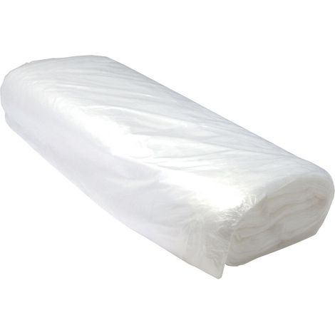 Silverline – Bâche de protection en polyéthylène transparent 2 x 50 M – Pour chantiers humides – Protection meubles et sols