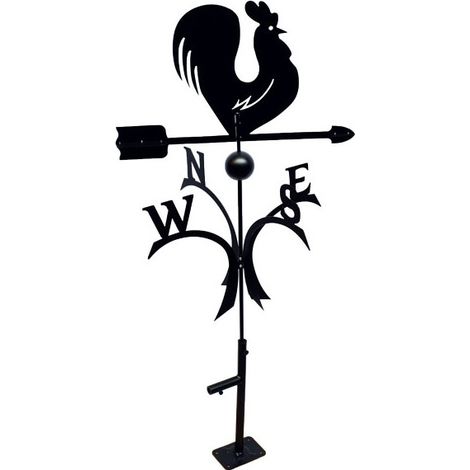 Girouette Coq à roulements à billes + support Universel
