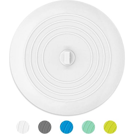 Bouchon De Drain En Silicone - 15 Cm - Pour Baignoire Cuisine Salle De Bain Lave-Linge - 1 Pièce (1/5)