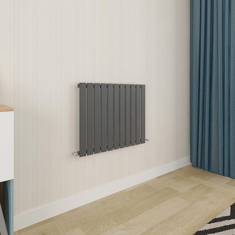 Biubiubath Flat Panel Radiator 600x748mm Single Anthracite