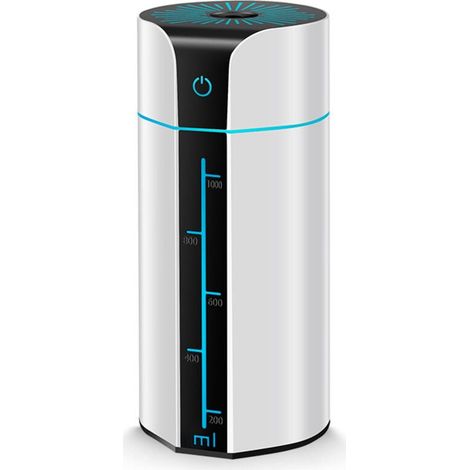 Humidificateur - Humidificateur à arrêt automatique, 8,9 x 9,94 x 20,5 cm. Humidification silencieuse et efficace. Vaporisateur pour chambre d'enfant, idéal pour une utilisation apaisante dans n'impor (1/4)