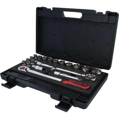 KS TOOLS 1/2' CHROMEplus Coffret de douilles, 22 pcs ( 918.0625 ) (1/5)