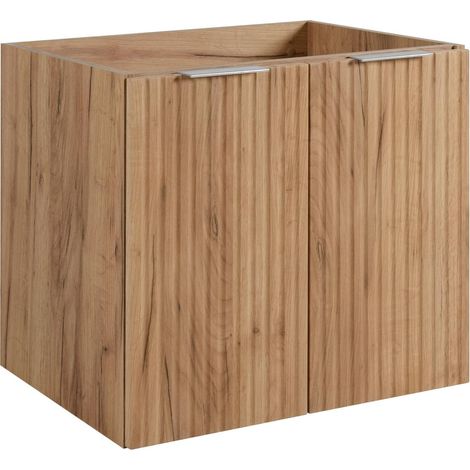 Mobile da bagno, Rovere Craft + maniglia argento, 60 x 57 x 46 cm (1/5)