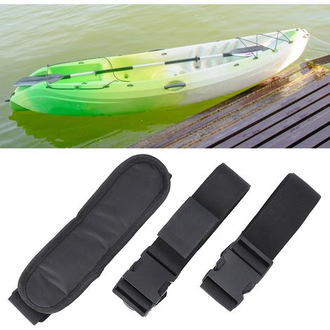 Sangle de Transport pour Planche de Surf, Canoë et Kayak - 3 Ceintures d'Épaule en Nylon Portable