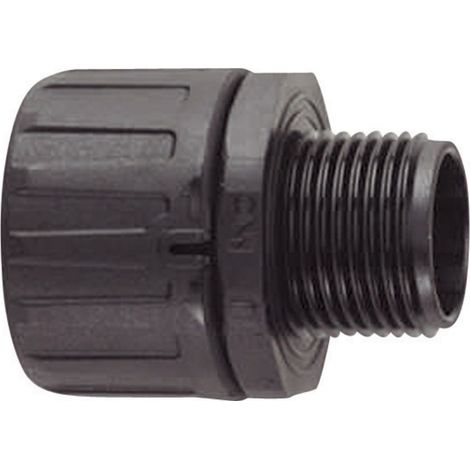 HellermannTyton 166-21007 HG42-S-M40 Schlauchverschraubung Schwarz M40 35.50 mm Gerade 1 St. (1/5)