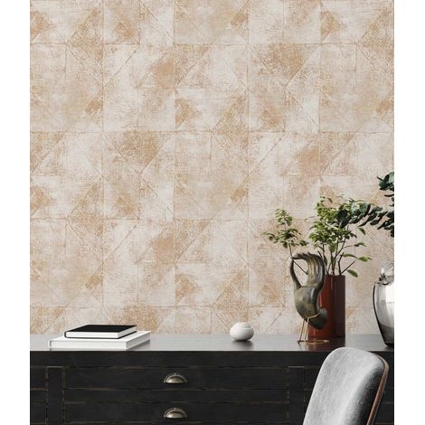 A.S. Creation Premium Wall 2 389765 Vliestapete Grafisch 10.05 x 0.53 m Gold Wohnzimmer Schlafzimmer Flur Küche Esszimmer Badezimmer Bad Arbeitszimmer Büro Diele (1/5)