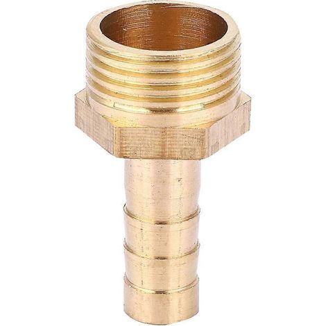 Stück G3/8 Außengewinde-Schlauchverbinder aus Messing, 8 mm