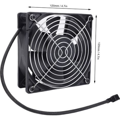 Ortviai Ventilateur pour Grill à Charbon Masterbuilt Gravity 560/800/1050 – Modèle 12038, 120 x 120 mm, Étanche IP55 (1/4)
