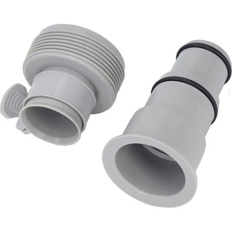 Lot de 4 pièces adaptateurs tuyau piscine PVC à collier fileté kit de remplacement raccord pompe piscine (1/5)