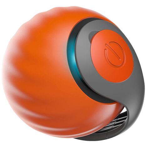 Balle de jouet automatique pour chat, balle gravité pour chat, jouet électrique pour chat, d'auto-divertissement balle roulante pour chat-orange 1pcs . (1/5)