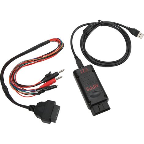 Outil de reprogrammation de calculateur moteur 12-24 V ABS, scanner à câble triconducteur haute précision pour le diagnostic de véhicules