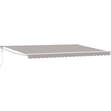 Maison Exclusive - Tenda da Sole Grigio chiaro 500 x 300 x 165 cm