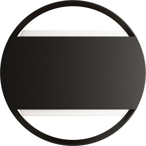 Clos Wall Dual 16W Applique LED da Esterno 120 gradi CCT Switch 3000K/4000K/5000K IP65 IK08 Nero Opaco - Beneito & Faure (1/5)