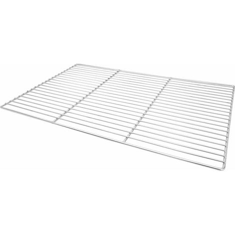 Grille de barbecue Argenté 67 x 40 cm Acier inoxydable