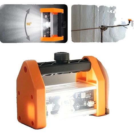 Lampe de Polissage Murale, 1500 Lumens, Angle Large de 155°, Largeur d'Éclairage de 3 Mètres, Tension Universelle (110V-220V), Design LED Spécialisé (1/5)