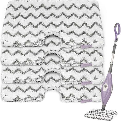 Ersatzpads für Dampfmopps der Shark S3500-Serie, S3501, S3601 und S3550, waschbare Mikrofaser-Dampfmopp-Pads, 4er-Pack (1/5)