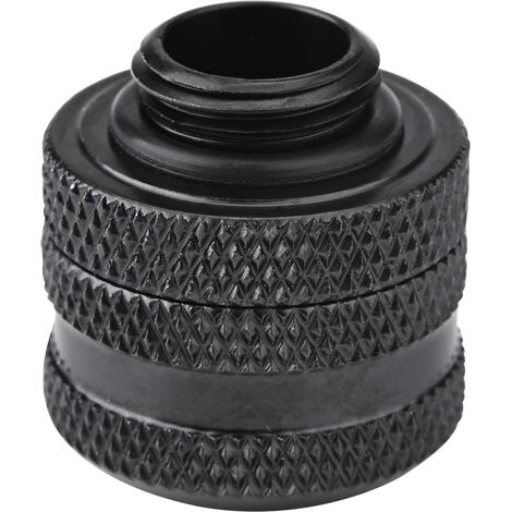 Raccords de Compression Noir pour Tubes Acrylique 10x14mm - Système de Refroidissement PC (1/4)