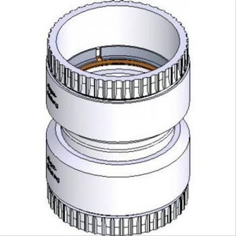 Raccord PP TEN flexible/rigide Ø80mm