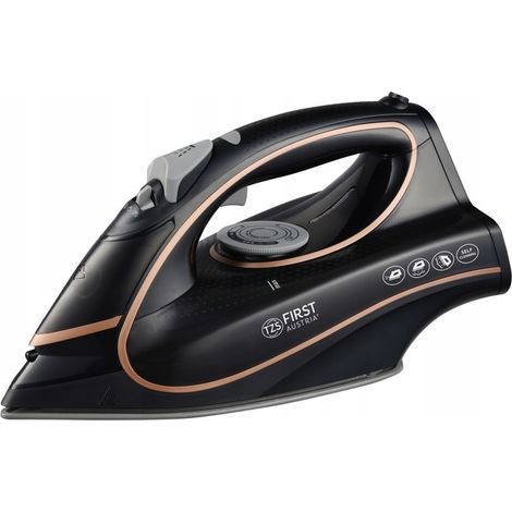 First Moderne Dampfbügeleisen Schwarz 3200W 450ml (1/5)