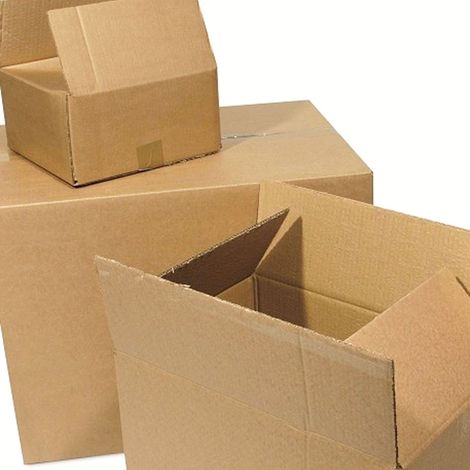 50 x 4x4x4" Single Wall Cardboard Boxes