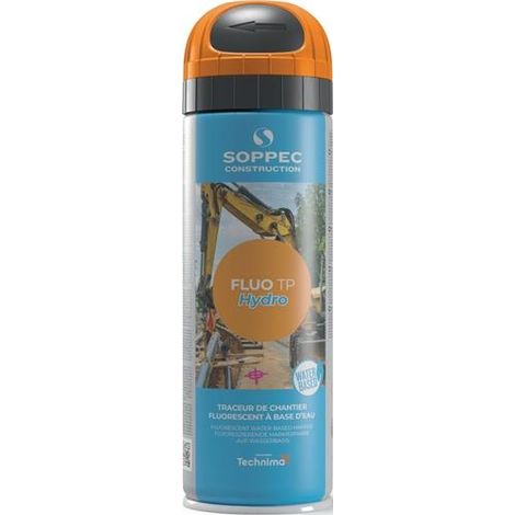 Baustellenmarkierspray Fluo TP Hydro neonorange 500 ml SOPPEC