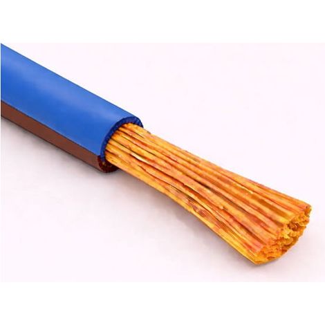 Cavo Filo Unipolare FLRY-B ISO 6722 Classe B Sez. 0,50 mmq Blue/Marrone